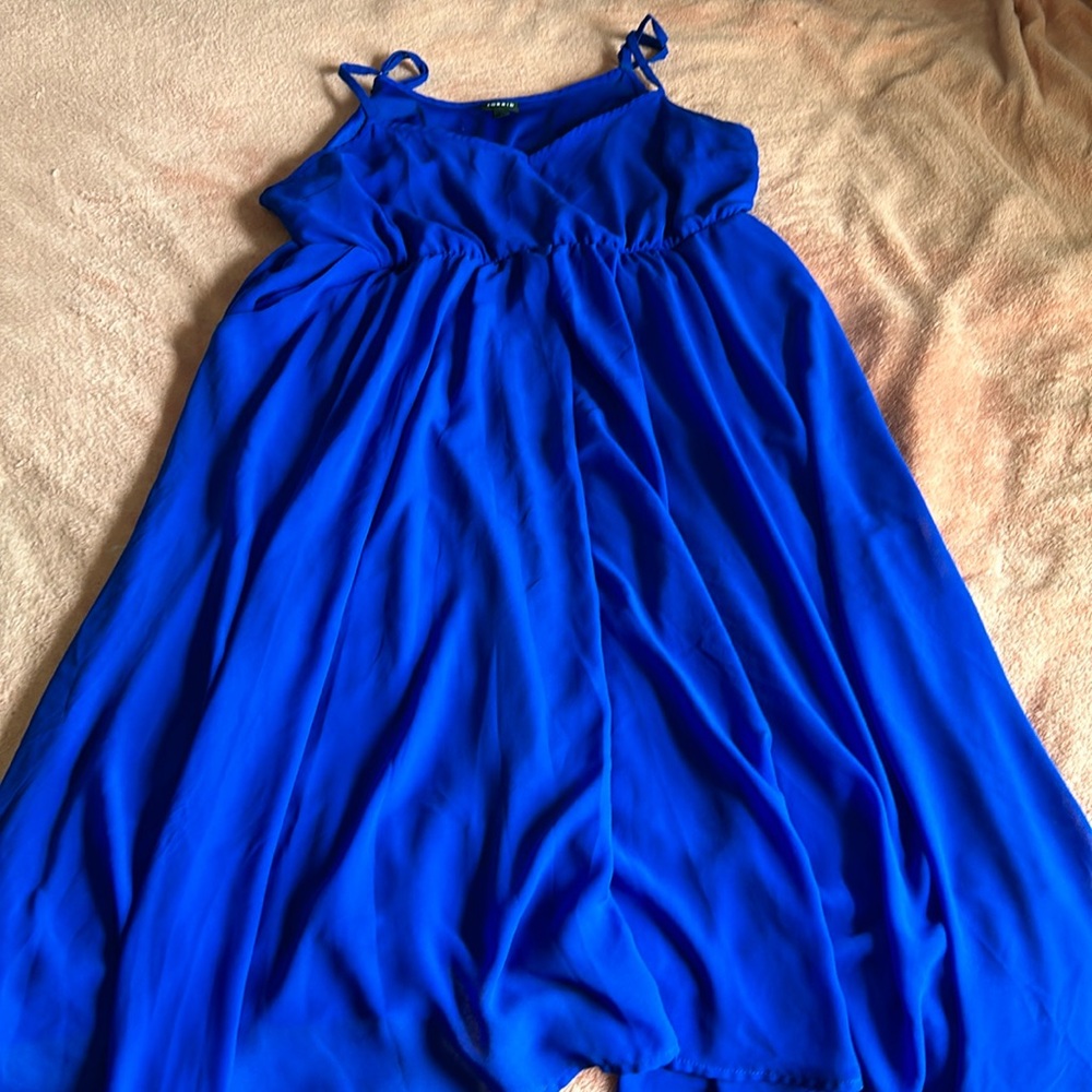 Torrid Blue Midi Dress